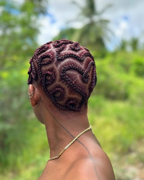 my braided baldie 🥹♥️ #noboringhairever did you spot the “K”? Braids, Hair, Quick Saves, Plaits