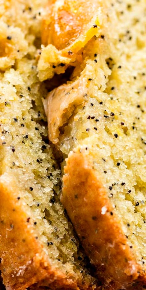 Lemon Poppy Bread, Lemon Poppyseed Bread Easy, Poppy Seed Recipes Baking, Poppy Seed Filling Recipes, Poppyseed Bread Recipe, Poppy Bread, Poppy Seed Dessert, Poppy Seed Bread Recipe, Lemon Quick Bread