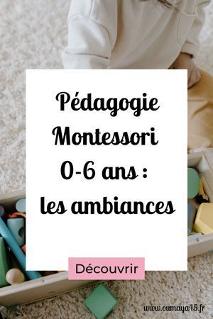 Quelles sont les différentes ambiances Montessori ? Dans la pédagogie Montessori, l’enfant évolue au sein d’un environnement préparé appelé “ambiance”. je te propose dans cet article de mieux comprendre l’évolution de ton enfant au sein des différentes ambiances Montessori de 0 à 6 ans. Art Montessori, Diy Montessori Toys, Montessori Playroom, Montessori Baby, Montessori Activities, Montessori Toys, Montessori, Blogging, Education