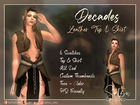 Sims 4 Prehistoric Cc, Sims 4 Viking Cc, Sims 4 Prehistoric, The Sims 4 Cc Patreon, Aztec Clothing, Aesthetic Sims, Sims 4 Cc Patreon, Viking Aesthetic, Fur Outfit