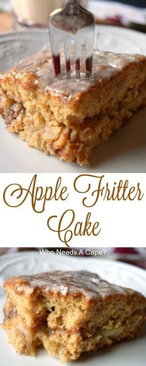 Need a simple dessert that delivers great taste? Apple Fritter Cake is a tender cake, with a layer of apples and a delicious glaze on top. Apple Fritter Cake, Cake Apple, Apple Fritter, Fritters Recipe, Simple Dessert, Easy Meal Ideas, Apple Fritters, Köstliche Desserts, Savoury Cake