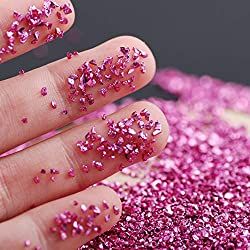 Broken Glass Crafts, Broken Nails, Japanese Nail Art, Nail Polish Art, Diy Epoxy, Japanese Nails, Glass Nails, Crushed Stone, Glitter Diy