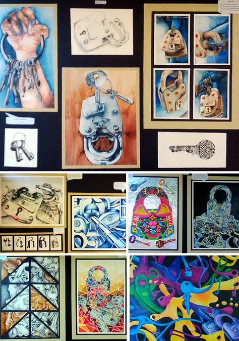 These CIE AS Level Art & Design Coursework and examination projects were produced by Hamad Ali, a high school student from Pakistan. Gcse Art Sketchbook Layout, Gcse Lock, Lock Gcse, Expressive Portraiture, Art Sketchbook Layout, Student Art Guide, Life Development, Gcse Sketchbook, Igcse Art