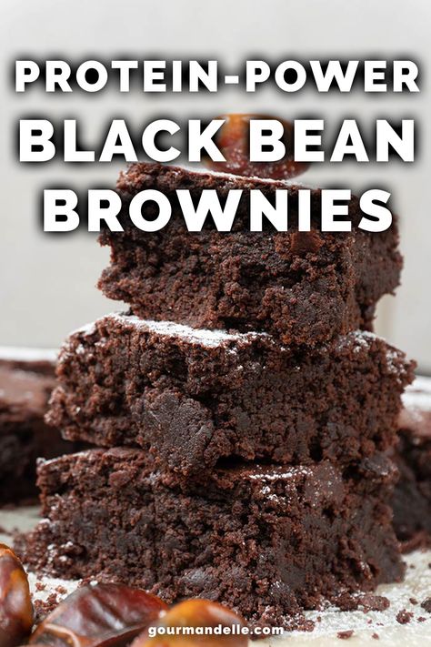 High Protein Black Bean Brownies, Black Bean Protein Brownies, Black Bean Protein, Protein Powder Brownies, Frosted Lemonade Recipe, Have I Gone Mad, Frosted Lemonade, Quick Protein, Dried Black Beans