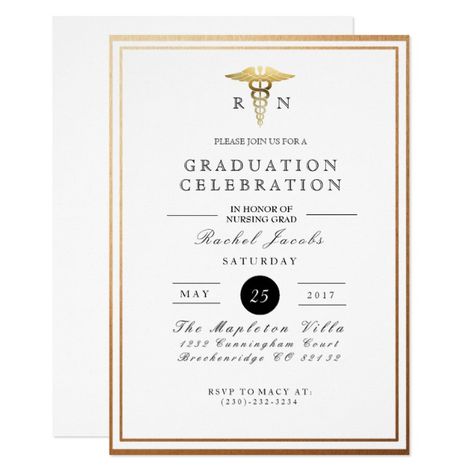 Graduation Invitation Design, Pinning Ceremony, Gold Foil Invitation, Foil Invitations, Graduation Celebration, Graduation Party Invitations, Happy Art, Graduation Cards, Graduation Announcements