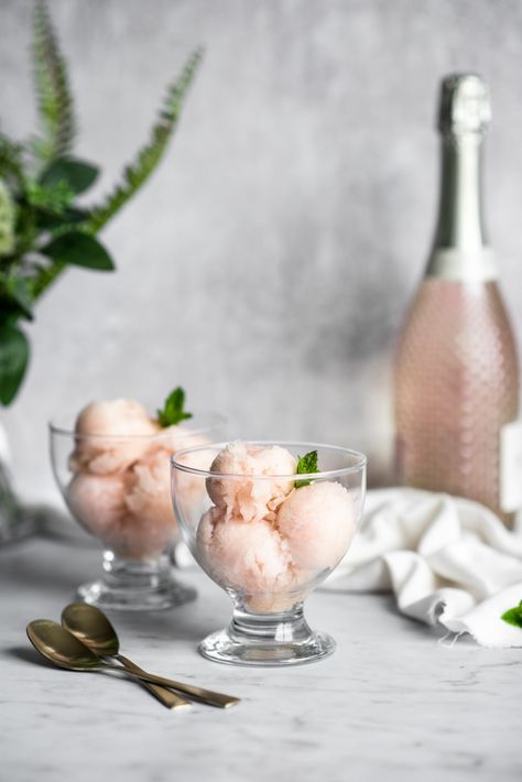 Pink Champagne Sorbet Recipe | How to Make Pink Champagne Sorbet | Baking Mad Champagne Ice Cream, How To Make Champagne, Wine Sorbet, Prosecco Sorbet, Wine Ice Cream, Champagne Sorbet, Champagne Recipe, How To Make Pink, Sorbet Recipe