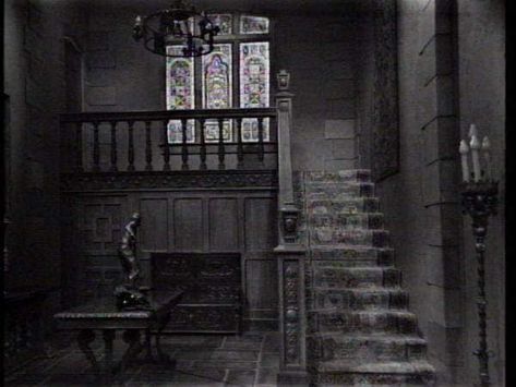 Collinwood Interior set for DARK SHADOWS. Dark Shadows Tv Show, Young And The Restless, General Hospital, Soap Opera, Night Time