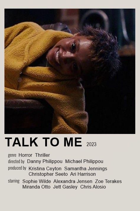 Movies 2023 Poster, Talk To Me Movie Poster, Talk To Me Movie 2023, Talk To Me Horror Movie, A24 Horror Movies, Talk To Me Poster, Horror Polaroid Poster, Talk To Me Movie A24, Horror Movie Polaroid Poster