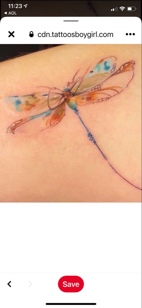 Dragonfly Tatoos Ideas, Watercolour Dragonfly Tattoo, Dainty Dragonfly Tattoo, Dragonfly Tattoo Design With Flowers, Dragonfly Tatoos, Watercolor Dragonfly Tattoo, Heart With Infinity Tattoo, Pictures Of Tattoos, Dragonfly Tattoos