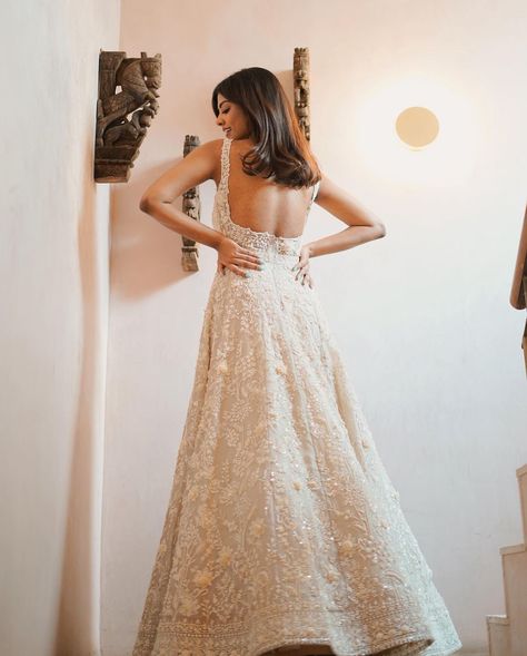 Dress Ideas For Brothers Wedding Indian, Indian Western Wedding Dress, Lehenga For Brothers Wedding, Desi Gown, Ethnic Gowns Indian, Lucknowi Lehenga, Indowestern Gown, Reception Outfit, Trendy Outfits Indian