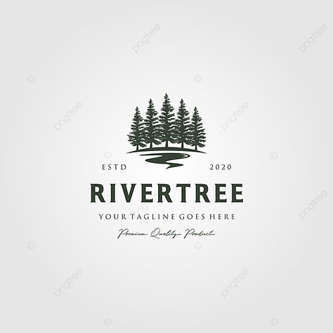 Chamber Logo, Pine Tree Logo, Tree Of Life Logo, River Logo, Forest Logo, Healthcare Branding, Church Logo, Hotel Logo, Farm Logo