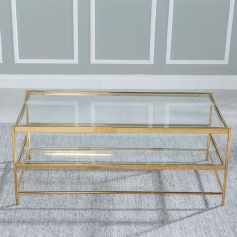 Glass And Gold Coffee Table Living Rooms, Gold Mirror Coffee Table, Couch Table Glass, Gold Coffee Table Living Room, Glass And Gold Coffee Table, Glass Gold Coffee Table, Gold Glass Table, Gold Glass Coffee Table, Golden Coffee Table