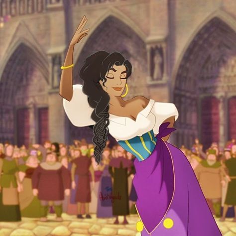 Esmeralda Aesthetic, Princess Esmeralda, Esmeralda Cosplay, Animated Women, Esmeralda Disney, Cosplay Disney, Animation Disney, Images Disney, Walt Disney Animation