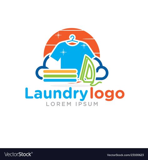 Logo Laundry, Laundry Logo, African Fashion Traditional, Design Grafico, Logo Banners, Cityscape Photos, Background Banner, Text Effects, Cleaning Service