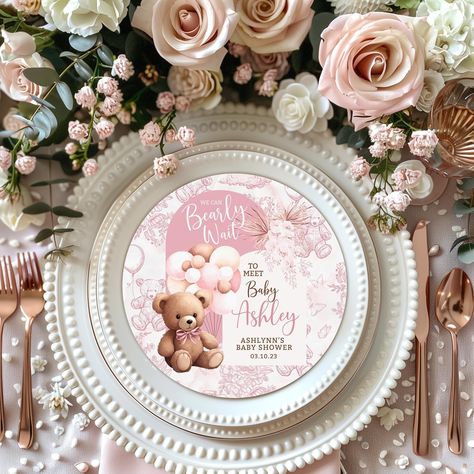 Teddy bear baby shower centerpiece