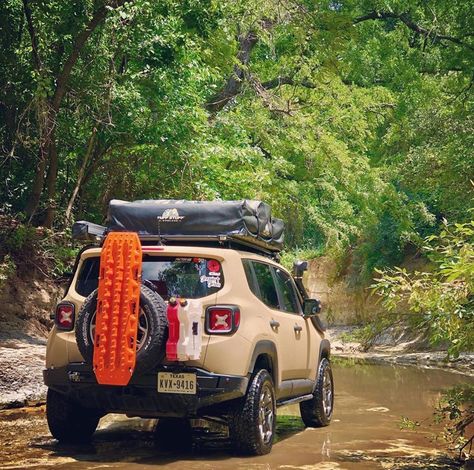 Jeep Renegade Accessories, Jeep Builds, Jeep Renegade Trailhawk, Jeep Adventure, Jeep Things, Mini Camper, Car Goals, Overland Vehicles, Jeep Stuff