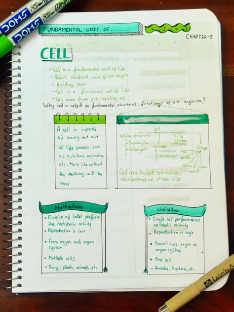 Class 9 Biology Cell notes CBSE Class 9 Cbse Notes, Cell Notes Biology Class 9, Fundamental Unit Of Life Notes Class 9, The Fundamental Unit Of Life Notes, Biology Cell Notes, Cell Notes, Class 9 Science Notes, Gcse Science Revision, Biology Cell