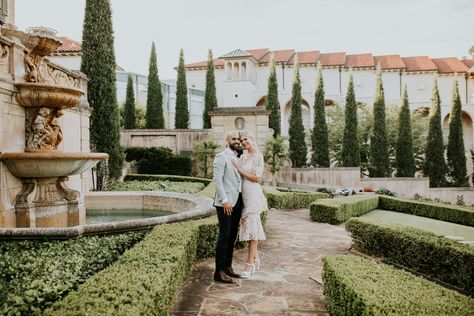 Philbrook Museum Wedding, Philbrook Museum Engagement Photos, Prom Photoshoot, Wedding Engagement Pictures, Wedding Painting, Engagement Locations, Museum Wedding, Together Forever, Engagement Photoshoot