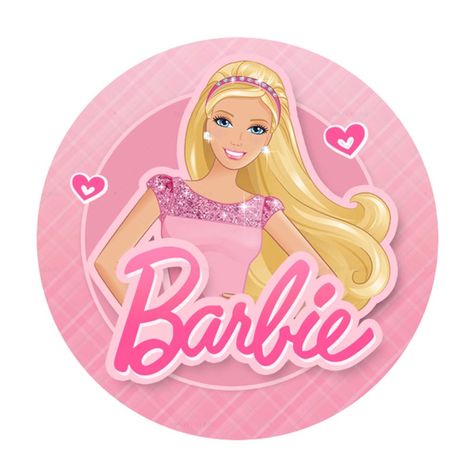 Barbie Stickers, Barbie Cupcakes, Diy Cake Topper Birthday, Pageant Headshots, Barbie Party Decorations, Barbie Theme Party, Free Barbie, Barbie Printables, Barbie Cartoon