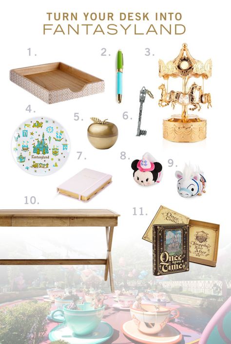 Fantasyland Desk Disney Dorm, Disney Room, Disney Room Decor, Disney Bedrooms, Disney Rooms, Desk Inspiration, Disney Home Decor, Disney Decor, Disney Home