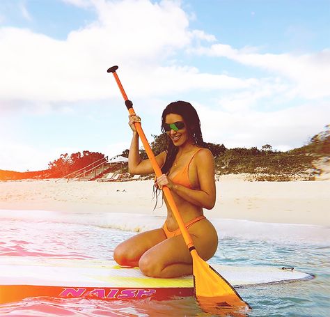 (@kimkardashian/Instagram) -- HollywoodLife Robert Kardashian Jr, Sup Stand Up Paddle, Robert Kardashian, The Simple Life, Trendy Swimwear, Teen Choice Awards, Kim K, Kardashian Style, Kris Jenner