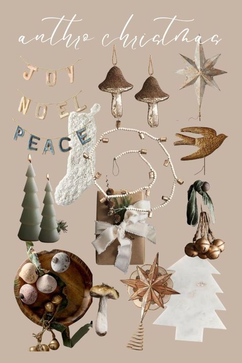 Antropology Christmas Deco, Anthropology Christmas, Anthropologie Christmas Decor, Anthropologie Christmas Tree, Stairway Garland, Magnolia Garland, Christmas Tree Inspo, Anthropologie Christmas, Winter Garland