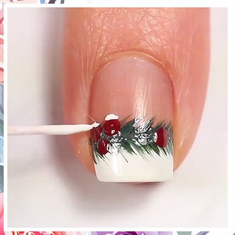 Christmas Nail Designs - Discovered what you are searching for? Act now while there are still time - Click to buy. Christmas Nail Art Videos, Christmas Nail Videos, Chrismas Nail Art, Christmas Nail Art Easy, Xmas Nail Art, Unghie Sfumate, Diy Acrylic Nails, Christmas Gel Nails, Christmas Nail Art Designs