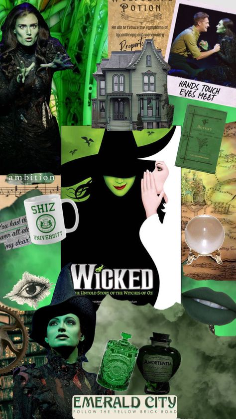 It's all grand and it's all green! #wicked #elphaba #green #oz #wickedwitch Wicked Elphaba, The Witches Of Oz, Yellow Brick Road, Wicked Witch, Emerald City, Botany, Your Aesthetic, Connect With People, Creative Energy