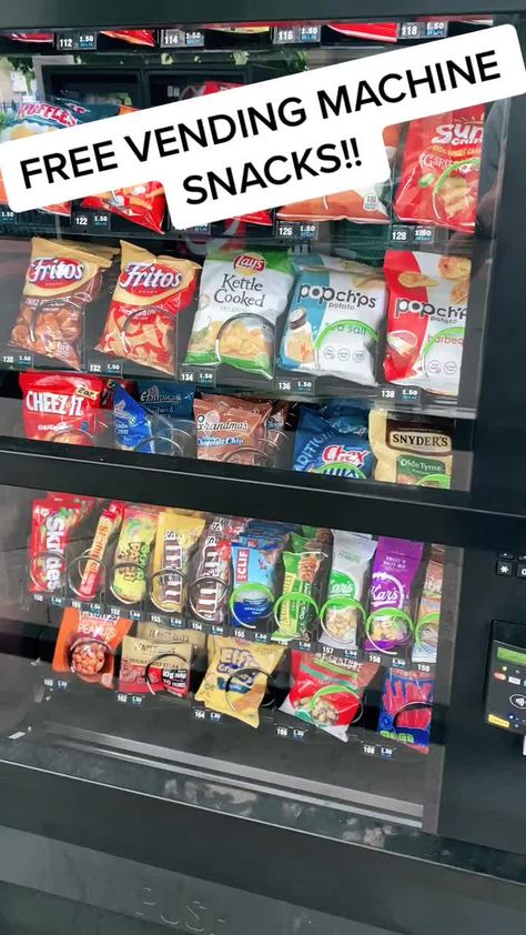 How To Get Free Money From Vending Machine, How To Get Free Things From Vending Machines, Recipes For Things You Already Have, Hacks Vending Machine, How To Get Free Things From A Vending Machine, How To Get Money Out Of A Vending Machine, Vending Machine Snack Ideas, Hacks For Vending Machines, How To Get Anything For Free