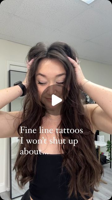 MIKEL INK • FINE LINE TATTOOS on Instagram: "Oh hi yes, let me show you this cool tattoo I did🤭

#finelinetattoos #finelinetattoosflorida #tampafinelinetattoos #daintytattoos #smalltattoosforgirls #tinytattooswoman" Fine Line Tattoo Placement Ideas, Line Tattoo Placement, Dainty Tattoo Sleeve, Fine Line Tattoo Placement, Dainty Tattoo, Tattoo Placement Ideas, Cool Tattoo, Fine Line Tattoo, Small Girl Tattoos