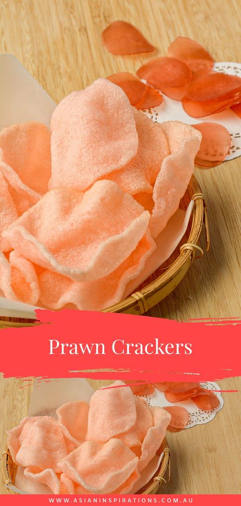 Prawn Crackers is a form of puffed uncooked crackers prepared from prawns and other materials. The crackers have a chewy texture and a spicy taste. #PrawnCrackers #cracker #cooking #food #foodie #aromatic #tasty #spicy #chinese #recipe #chinesefood #crackers #chinese #delicious #chineserecipe #homemade #chinesefoodrecipes #crackersreci How To Cook Prawns, Prawn Crackers, Chinese Snacks, Chinese Recipe, Authentic Chinese Recipes, Chinese Recipes, Meal Suggestions, Cooking Food, Korean Food