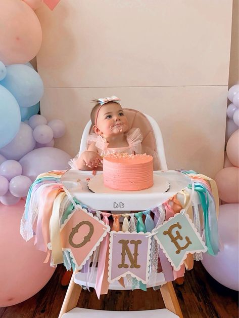 Rainbow High Chair Banner for 1st … curated on LTK High Chair Decor, Birthday High Chair, Chair Decor, 2 Birthday, Elf Ideas, Disney Birthday, High Chair Banner