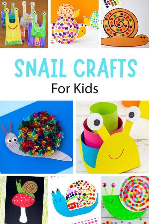 Snail Artwork For Kids, Snail Crafts For Kids, Snail Crafts, 1st Grade Crafts, Summer Crafts For Toddlers, Snail Craft, Fun Summer Crafts, Insect Crafts, Kids Craft Room