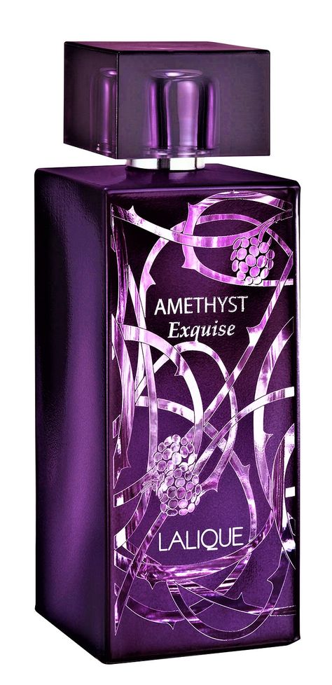 Lalique Amethyst Exquise perfume bottle. Lalique Amethyst, Perfume Scents, Pin Logo, Purple Glass, Perfume Collection, Perfume Bottle, Vanity Fair, Lalique, Scents