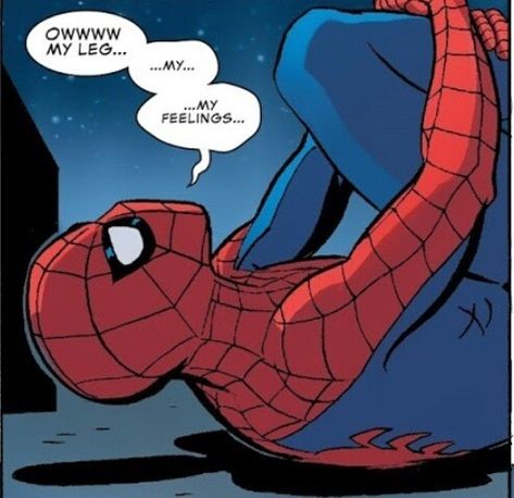 Deadpool And Spiderman, Midlife Crisis, Spiderman 3, Dc Memes, Spiderman Comic, The Perfect Guy, The Spider, Comic Panels, Spiderman Art