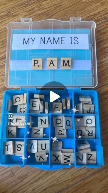 A preschool teacher and mom in CA ☀️ on Instagram: "Make a Letter Box! 🔠 ✨Using @dollartree supplies, I made these letter boxes for preschoolers to practice identifying the letters of their names ✨For some I will provide their name cards as models ✨Others know the letters of their names and want to learn how to identify the letters of their peers, family members and teachers! Follow along for more ideas 🫶🏽 . . . #preschoolactivity #nameactivities #letteridentification #transitionalkinder #transitionalkindergarten #homeschoolpreschooler" Make A Letter, How To Make Letters, Letter Boxes, Transitional Kindergarten, Letter Identification, Name Activities, Letter Activities, Abc 123, Homeschool Preschool