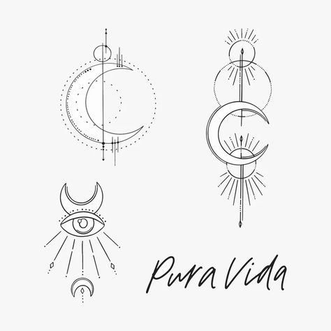 Search Results | Pura Vida Bracelets Celestial Tattoo, Spiritual Tattoos, Temp Tattoo, Pura Vida Bracelets, Free Tattoo, Moon Tattoo, Tattoo Sketches, Temporary Tattoos, Lotus Flower Tattoo