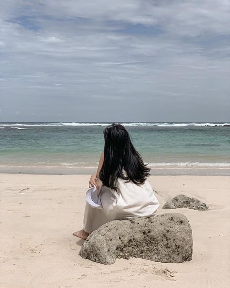 ig : rosselynangel Face Pose, Beach Bali, No Face, Bali, White Dress, White, Quick Saves