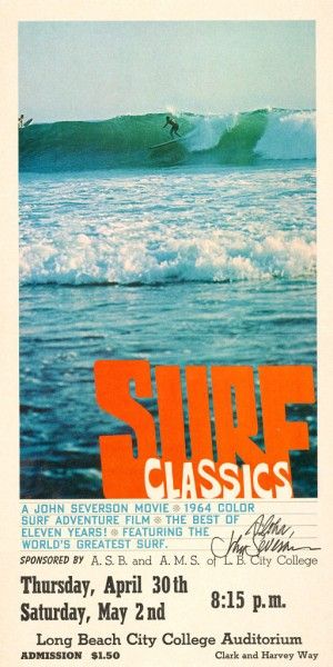 Surf Classics 1964 Long Beach City, Foto Muro Collage, Surf Vintage, Beach Wall Collage, Surf Aesthetic, Vintage Cartoons, Surf Poster, Retro Surf, Beach Room