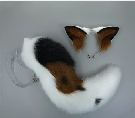 Werewolf Ears And Tail, Werewolf Ears, Wolf Ears And Tail, Cat Ear Hair, Ears And Tail, Wolf Ears, Dog Ears, Border Collie Dog, Brown Cat