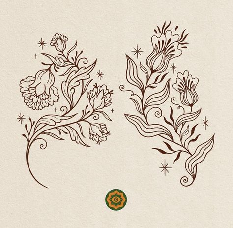 Hamstring Tattoo, Hippie Tattoos, Art Deco Tattoo, Cowgirl Tattoos, Hippie Tattoo, Tattoo Filler, Boho Tattoos, Planet Tattoos, Summer Tattoo