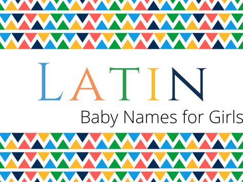 This list of Latin baby names for girls is filled with some beautiful and meaningful options. Peruse the list — from Ruby to Joanna to Lucy and beyond — and find the perfect name for your daughter! #girlnames #babynames Latin Baby Names, J Baby Girl Names, Masculine Names, L Baby Girl Names, Latin Names, Middle Names For Girls, Names For Girls