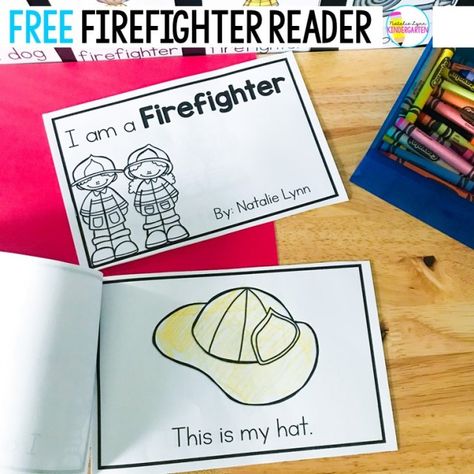 Fire Safety Week Activities for Kindergarten - Natalie Lynn Kindergarten Pre K Firefighter Activities, Firefighter Craft Kindergarten, Firefighters Kindergarten, Kindergarten Fire Safety Crafts, Fire Safety Homeschool, Fire Safety For Kindergarten, Fire Safety Letter Activities, Free Fire Safety Printables For Preschool, Fire Safety Kindergarten Free