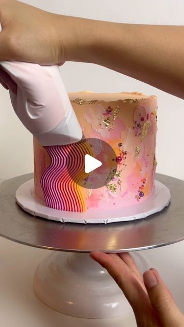 Mia Starr on Instagram: "Lesbian Pride Cake 🧡🤍🩷💜 Life’s so fun being a lesbian 🥰✨ 

#cakedecorating #pridecake #pride #pridemonth #happypride #lesbian #cakeart #satisfying #cakedecoratingvideos #cakereels #cake #cakestagram #cakeinspiration #miastarrcakes #explore #explorepage" Lesbian Cake, Pride Cake, Cake Decorating Videos, July 28, Cake Inspiration, Cake Art, Cake Decorating, Cake, On Instagram