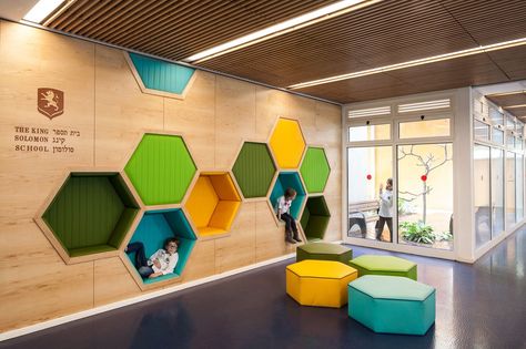 King Solomon School - Picture gallery #architecture #interiordesign #children Education Design Interior, Kindergarten Interior, Kindergarten Design, School Interior, Interior Design School, Hay Design, King Solomon, Design Library, Education Design