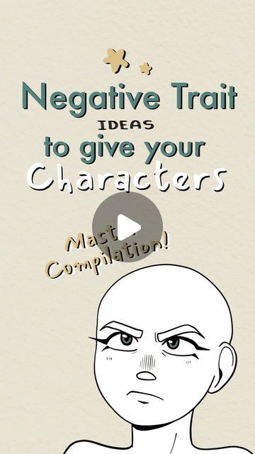 Charo Lyn on Instagram: "a compilation of many bad traits to make sure your characters are flawed!   #writing #writingtips #writingideas #writingcharacters #drawingcharacters #characters #makingcharacters #art #drawing #oc #ocidea #ideas #writingadvice #originalcharacter #characterflaws #characterflaw #writersofinstagram #artistsoninstagram" Character Design Traits, Oc Traits Ideas, Flaws To Give Your Character, Person Writing Drawing, Character Quirks Ideas, Person Writing Drawing Reference, Personality Traits For Characters, Character Design Inspiration Ideas, Character Design Layout