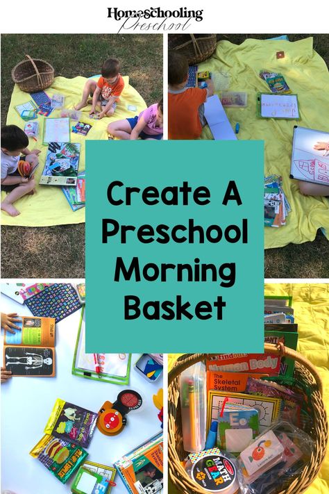 Morning Activity Basket Toddler, Morning Basket Themes, Morning Basket Kindergarten, Morning Basket Ideas Preschool, Themed Morning Basket, Preschool Morning Basket, Morning Basket Ideas Toddlers, Kindergarten Morning Basket, Toddler Morning Basket