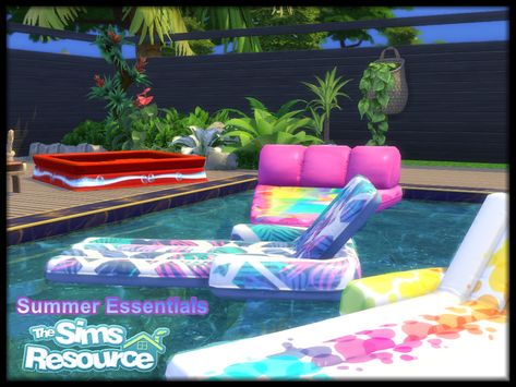 Sims 4 Cc Pool Clutter, Sims 4 Functional Pool Floats, Sims 4 Pool Floats Cc, Sims 4 Cc Summer Furniture, Sims 4 Cc Backyard, Sims 4 Cc Pool Stuff, Sims 4 Pool Cc, Sims Architecture, Sims Room