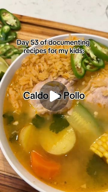 Hispanic Kitchen on Instagram: "Caldo de pollo 😍 Recipe and 🎥: @pizquita.de.sal /TikTok: pizcitadesal  #fyp #repost #hispanickitchen" Easy Caldo De Pollo Recipes, Chicken Caldo Mexican Recipe, Chicken Caldo, Mexican Chicken Soup, Mexican Soup Recipes, Pollo Recipe, Mexican Soup Chicken, 2023 Food, Hispanic Kitchen