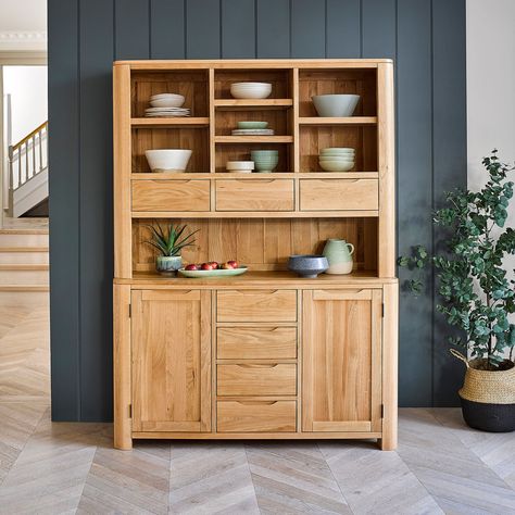 Oak Furnitureland Large Dresser Romsey Natural Solid Oak RRP £999.99 Contact us New & Professionally Refurbished Stock Authorised Reseller Free UK Delivery Sustainable Shopping New & Professionally Refurbished Stock Oak Furnitureland Large Dresser Romsey Natural Solid Oak RRP £999.99 ClearCycle Grade B Pre-loved item Pre-loved item Very Good Condition, with signs of use Will have moderate scuffs, marks, scratches, or dents 12 months warranty included, as standard Covered by ClearCycle’s 30-day T Small Lounge And Dining Room Open Plan, Small Dining Room Storage, Bedrooms Green, Oak Dressers, Dresser Natural, Green Farmhouse, Rustic Oak Furniture, Oak Furniture Land, Sofa Bed Wooden